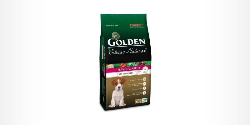 Ração Seleção Natural para Cães Filhote - Golden