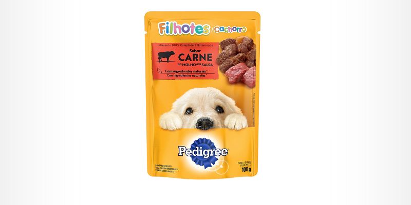 Ração Úmida Sachê Carne ao Molho para Cães Adultos - Pedigree